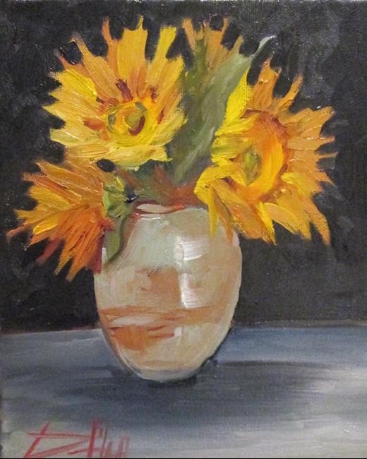 Art: Sunflowers by Artist Delilah Smith