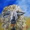 Art: Fuzzy Sheep-sold by Artist Delilah Smith