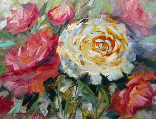 Art: Peonies by Artist Delilah Smith