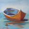 Art: Dinghy Boat by Artist Delilah Smith