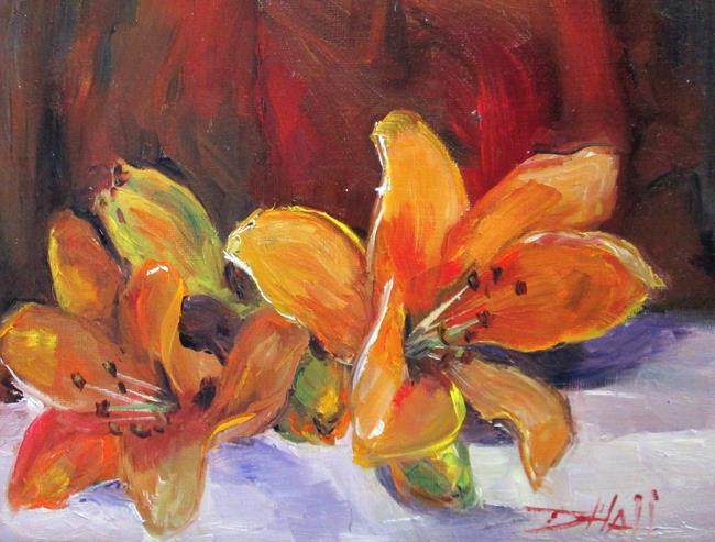 Art: Lilies by Artist Delilah Smith