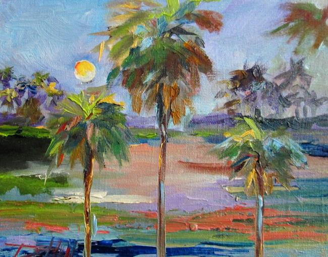 Art: Tropical Palms No. 2 by Artist Delilah Smith