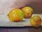 Art: Three Lemons by Artist Delilah Smith