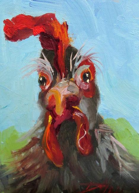 Art: Rooster No. 34 by Artist Delilah Smith