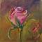 Art: Pink Rose-sold by Artist Delilah Smith