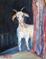 Art: Barn Goat=sold by Artist Delilah Smith