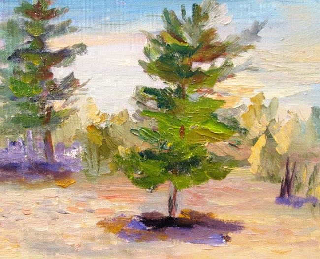 Art: Sand and Pines No. 2 by Artist Delilah Smith