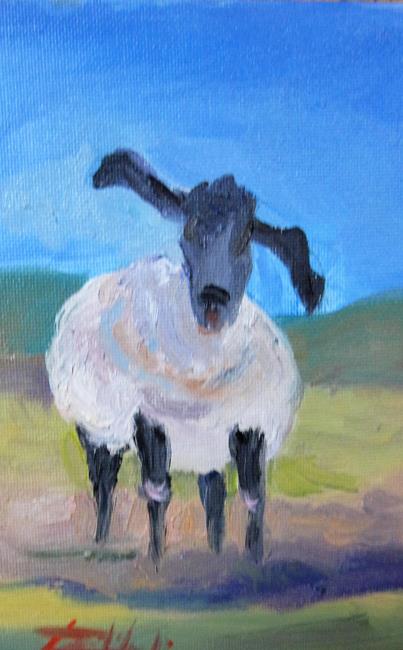 Art: Sheep No.8 by Artist Delilah Smith
