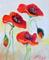 Art: Dancing Poppies by Artist Delilah Smith