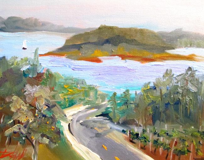 Art: Island View No. 2-sold by Artist Delilah Smith
