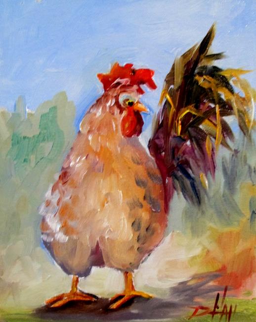 Art: Fat Chicken No. 3 by Artist Delilah Smith