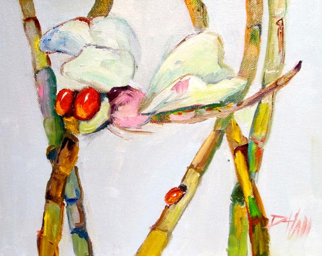 Art: Dragonfly and Ladybug No. 2 by Artist Delilah Smith