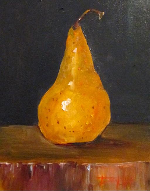 Art: Bosc Pear by Artist Delilah Smith