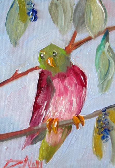 Art: Bird on a Limb No. 3 by Artist Delilah Smith