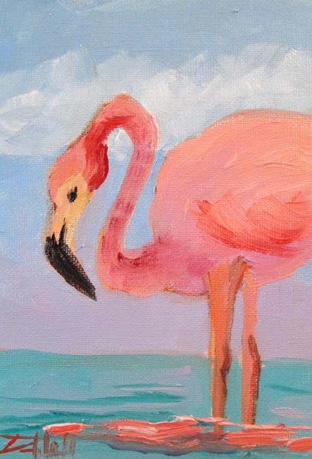 Art: Flamingo No. 36 by Artist Delilah Smith