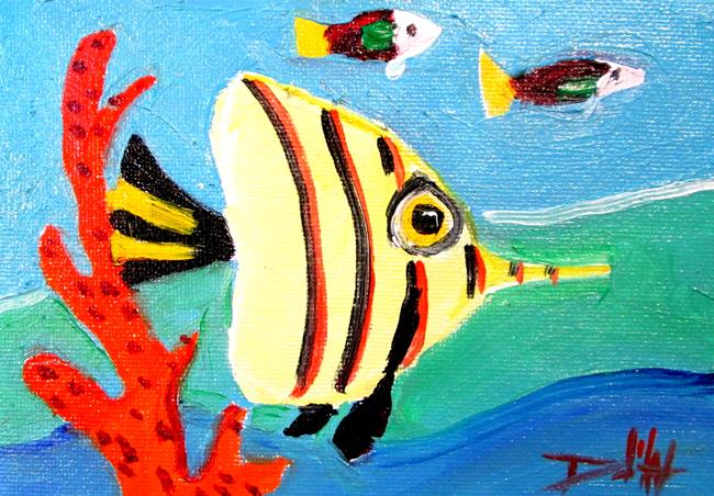 Art: Tropical Fish by Artist Delilah Smith