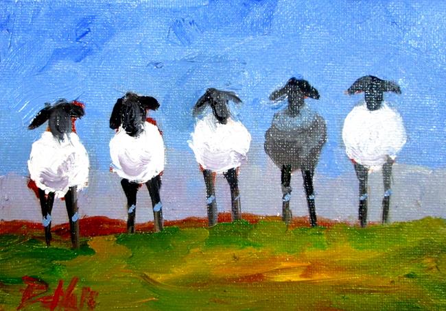 Art: A Black Sheep by Artist Delilah Smith