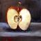 Art: Half an Apple by Artist Delilah Smith