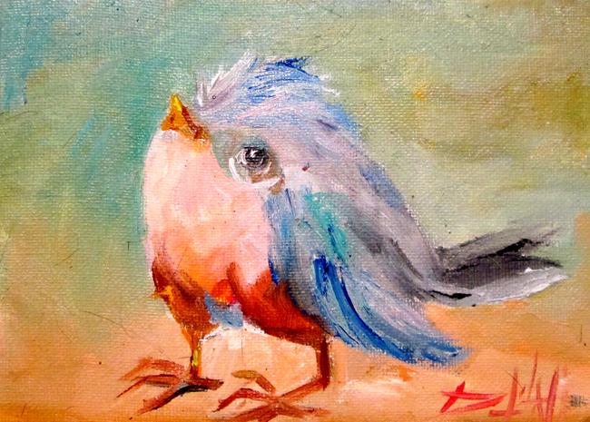 Art: Fat Bird by Artist Delilah Smith