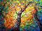 Art: SYMPHONY OF LEAVES by Artist LUIZA VIZOLI