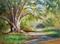 Art: The Way of the Oak, California oak oil painting by Artist Karen Winters