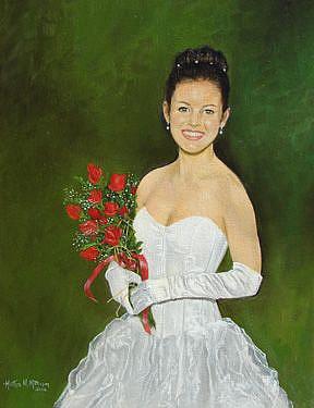 Art: Granddaughter Veronica by Artist Heather M. Mathieson