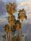 Art: Palms of Dawn oil painting - California fan palms oil painting by Artist Karen Winters