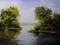 Art: Along the River II  by Artist Barbara Haviland
