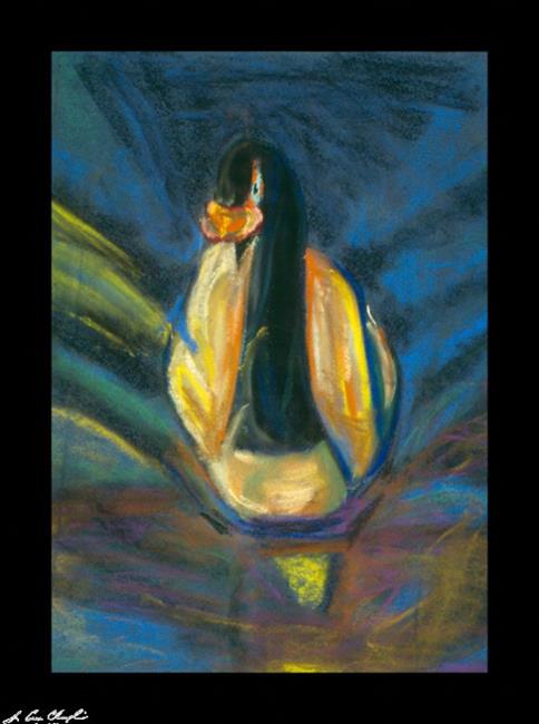 Art: The Swan by Artist D Loren Champlin