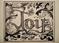 Art: Joy! 2012 Christmas Card in Calligraphy by Artist Chris Jeanguenat