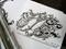 Art: M is for Morose- hand lettering by Artist Chris Jeanguenat