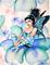 Art: Blue Flower Fairy by Artist Nico Niemi