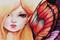 Art: Violet Eyes and Wings by Artist Nico Niemi