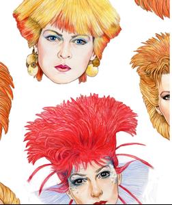 Detail Image for art Four Faces of Toyah