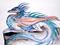 Art: Blue Dragon by Artist Nico Niemi