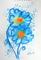 Art: LOVE IN BLUE  by Artist LUIZA VIZOLI
