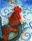 Art: Poulet by Artist Catherine Darling Hostetter