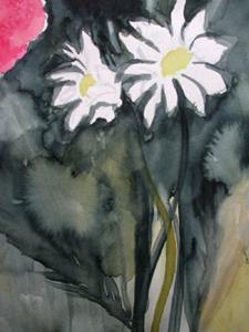 Detail Image for art unfinished daisies
