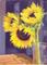 Art: Sunflowers by Artist Peggi M Sargent