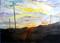 Art: Sunrise in Nowhere, Nevada - SOLD by Artist Lisa Morgan