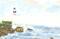 Art: Light House by Artist Nata ArtistaDonna
