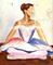 Art: Dancer in White (SOLD) by Artist Jennifer Love Artwork