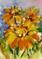 Art: Sunflower Aceo by Artist Delilah Smith
