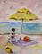 Art: Yellow Umbrella by Artist Delilah Smith