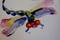 Art: Dragonfly with Red Eyes by Artist Delilah Smith