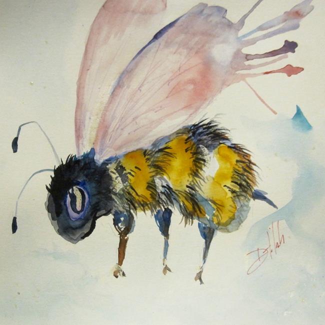 Fuzzy Bee - by Delilah Smith from