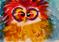 Art: Cross Eyed Owl by Artist Delilah Smith