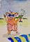 Art: Party Pig at the BEach by Artist Delilah Smith