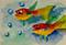 Art: Two Tropical Fish by Artist Delilah Smith