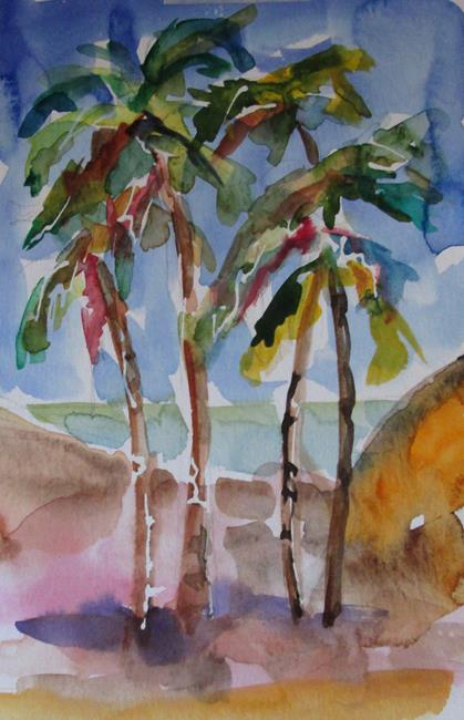 Art: Swaying Palms by Artist Delilah Smith